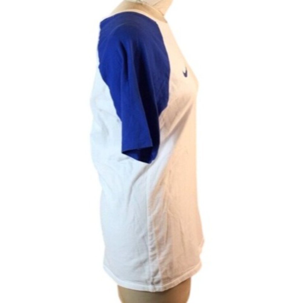 Nike USA Soccer Raglan Tee Athletic Cut White/Blue Medium - Picture 3 of 8